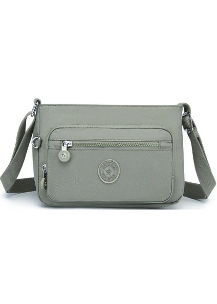 Smart Bags Krinkıl Kumaş Kadın Postacı Çantası  3270 Yeşil
