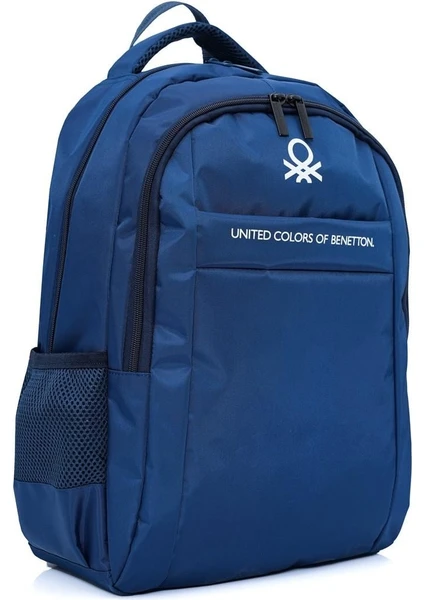 United Colors of Benetton Lacivert Unisex Okul Sırt Çantası - Ortaokul Lise