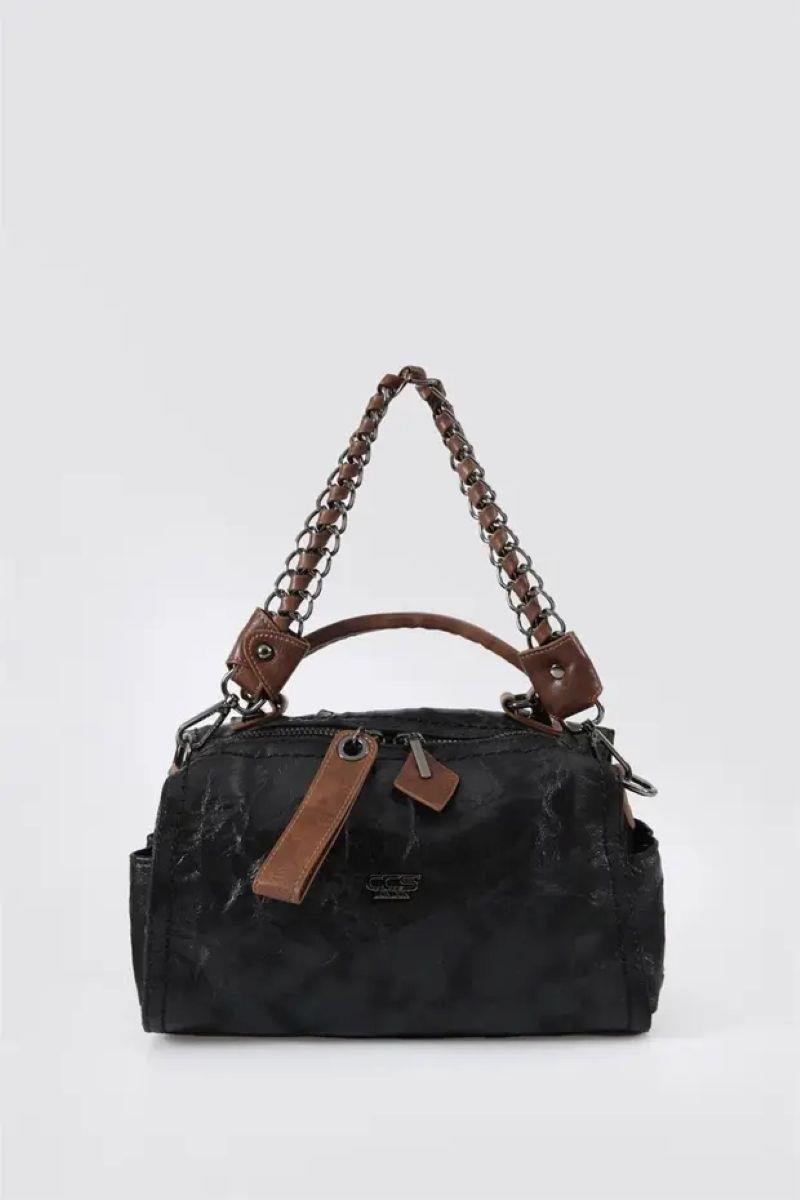 ÇÇS 17636 Kadın Omuz Askılı Kol Çantası -Siyah