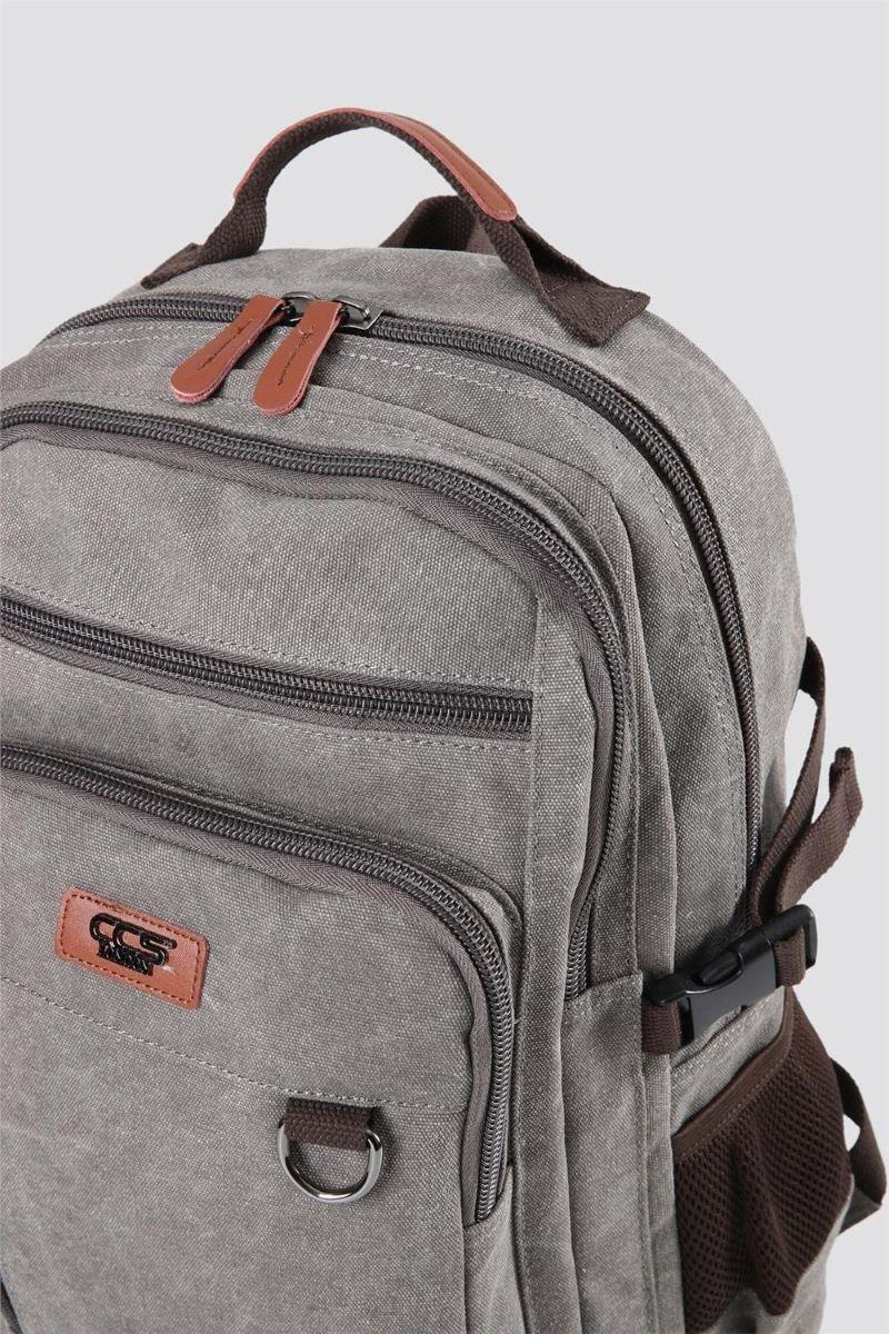 ÇÇS 51451 KANVAS SIRT ÇANTASI GRİ — görsel 3