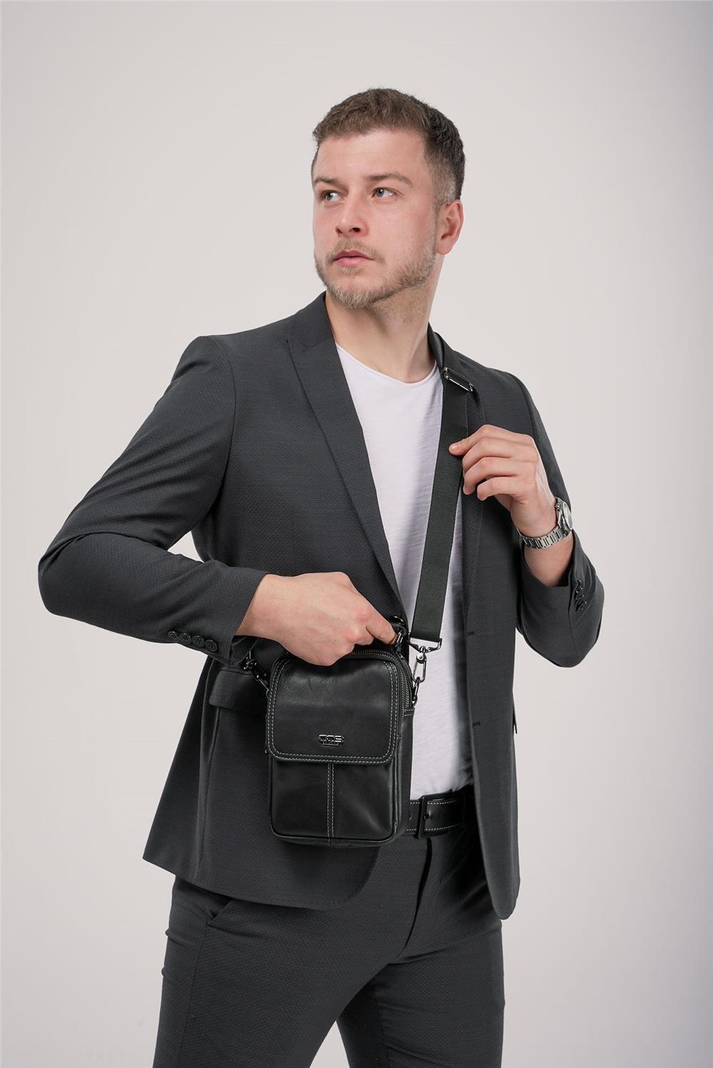 ÇÇS 31610 Hakiki Deri Askılı Çanta — görsel 6