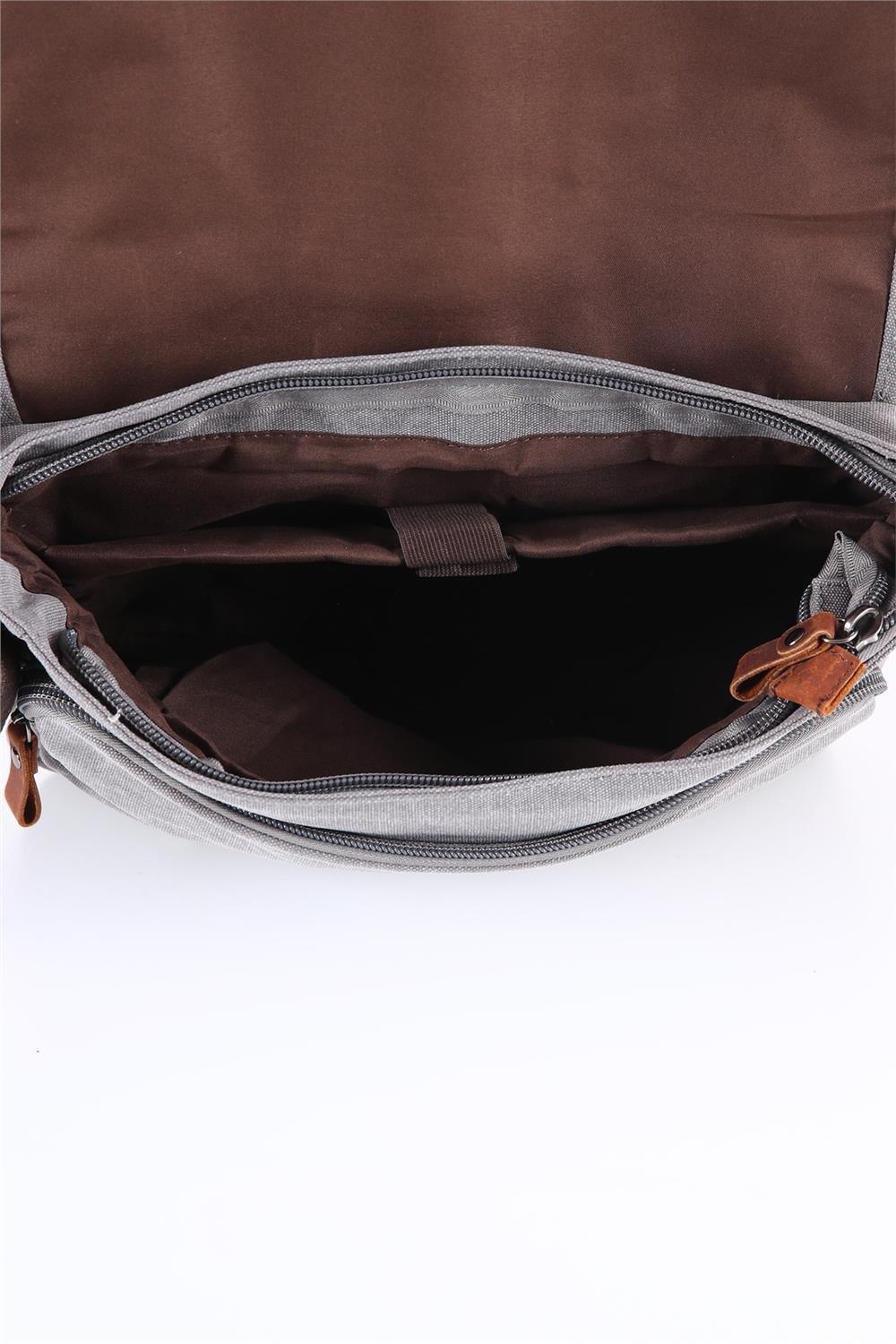 ÇÇS 31472 Askılı Postacı Çanta-GRİ — görsel 6