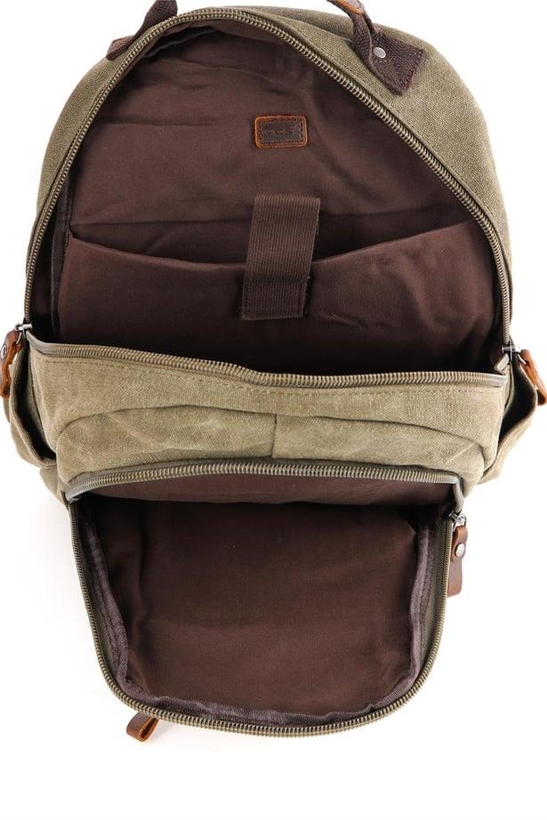 ÇÇS 51398 Kanvas Sırt Çantası-YEŞİL — görsel 7