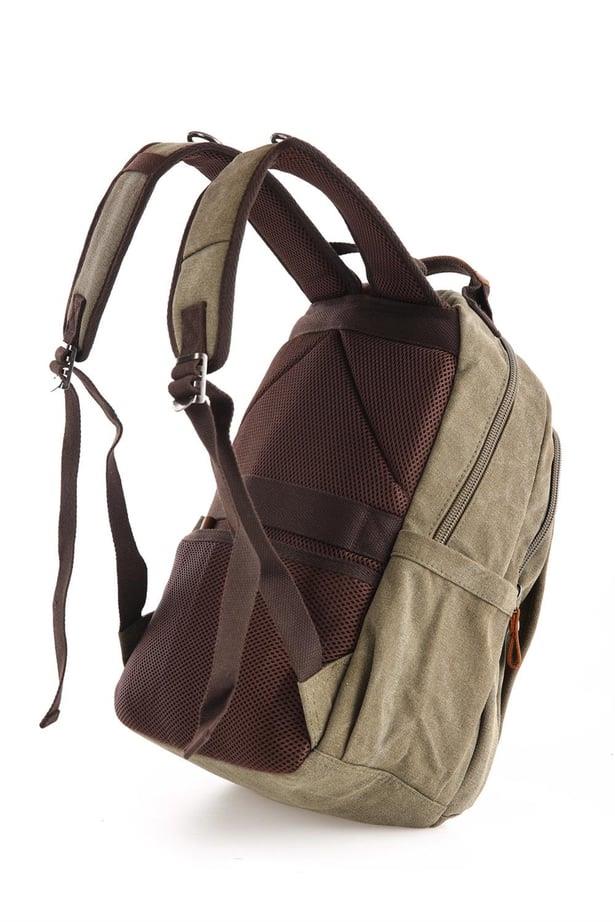 ÇÇS 51398 Kanvas Sırt Çantası-YEŞİL — görsel 3