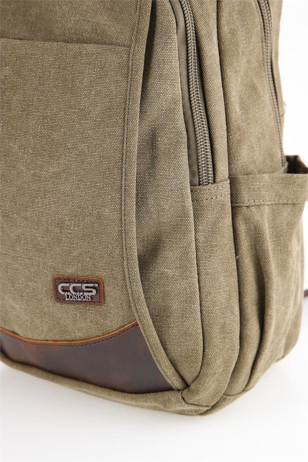 ÇÇS 51398 Kanvas Sırt Çantası-YEŞİL — görsel 5