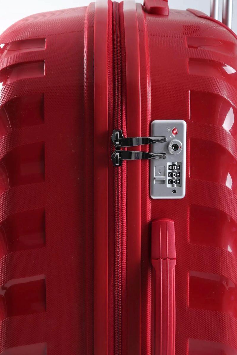 ÇÇS 5263 Polipropilen 3 Lü Valiz Seti-BORDO — görsel 4