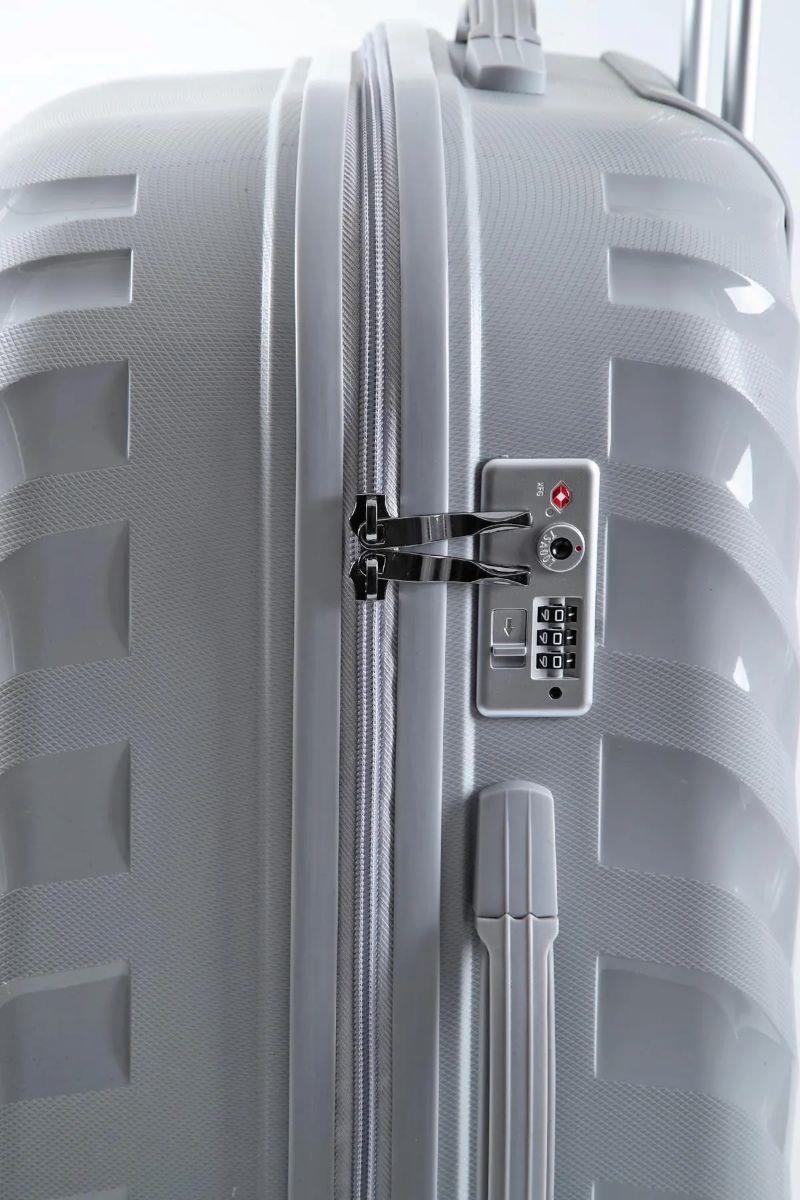 ÇÇS 5263 Polipropilen Battal Boy Valiz - GRİ — görsel 4