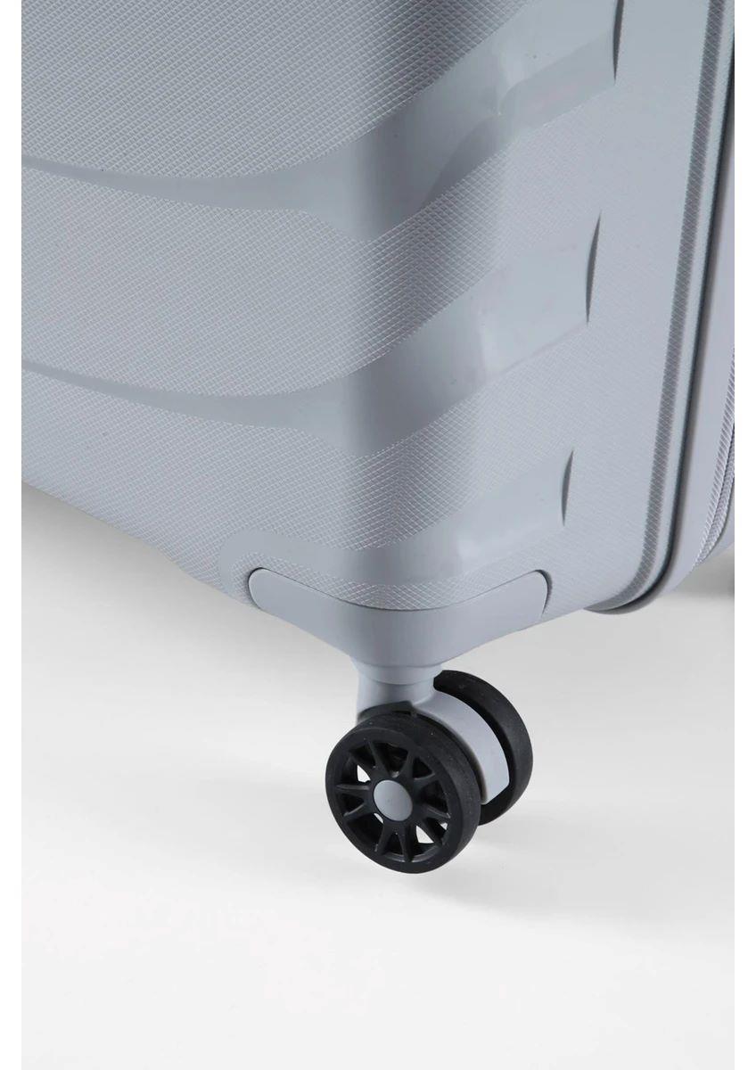 ÇÇS 5263 Polipropilen Orta Boy Valiz-GRİ — görsel 6