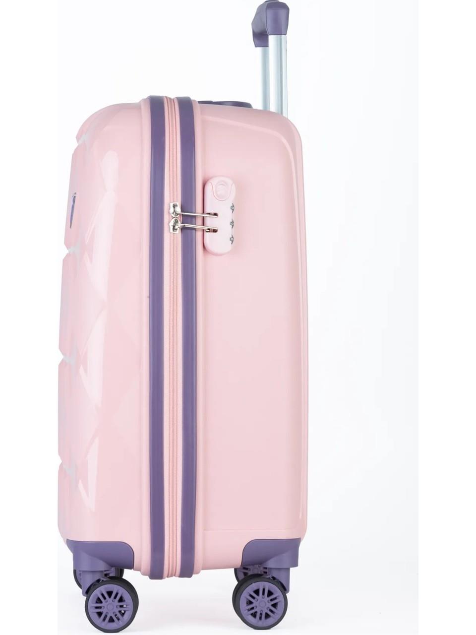 Pause 760 Pembe Lila Polipropilen 3 Lü Valiz Seti — görsel 4