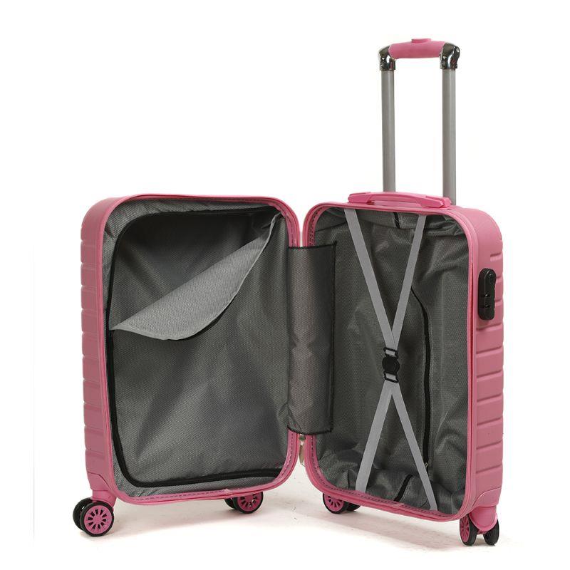 Laguna ABS 638 Açık Pembe Kırılmaz Büyük Boy Valiz — görsel 5
