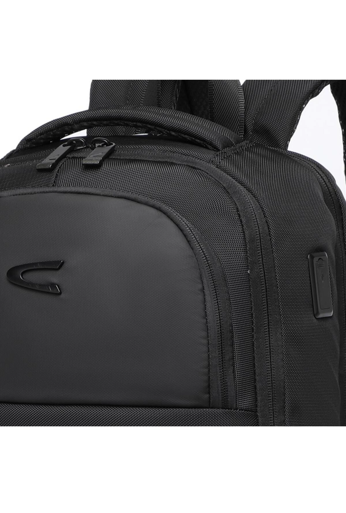 Laptop Gözlü Business Sırt Çantası Oxford Kumaş 8681 Siyah
