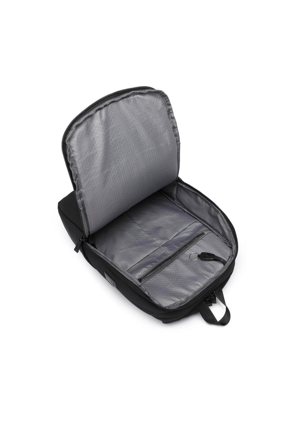 Laptop Gözlü Business Sırt Çantası Oxford Kumaş 8680 Siyah — görsel 5