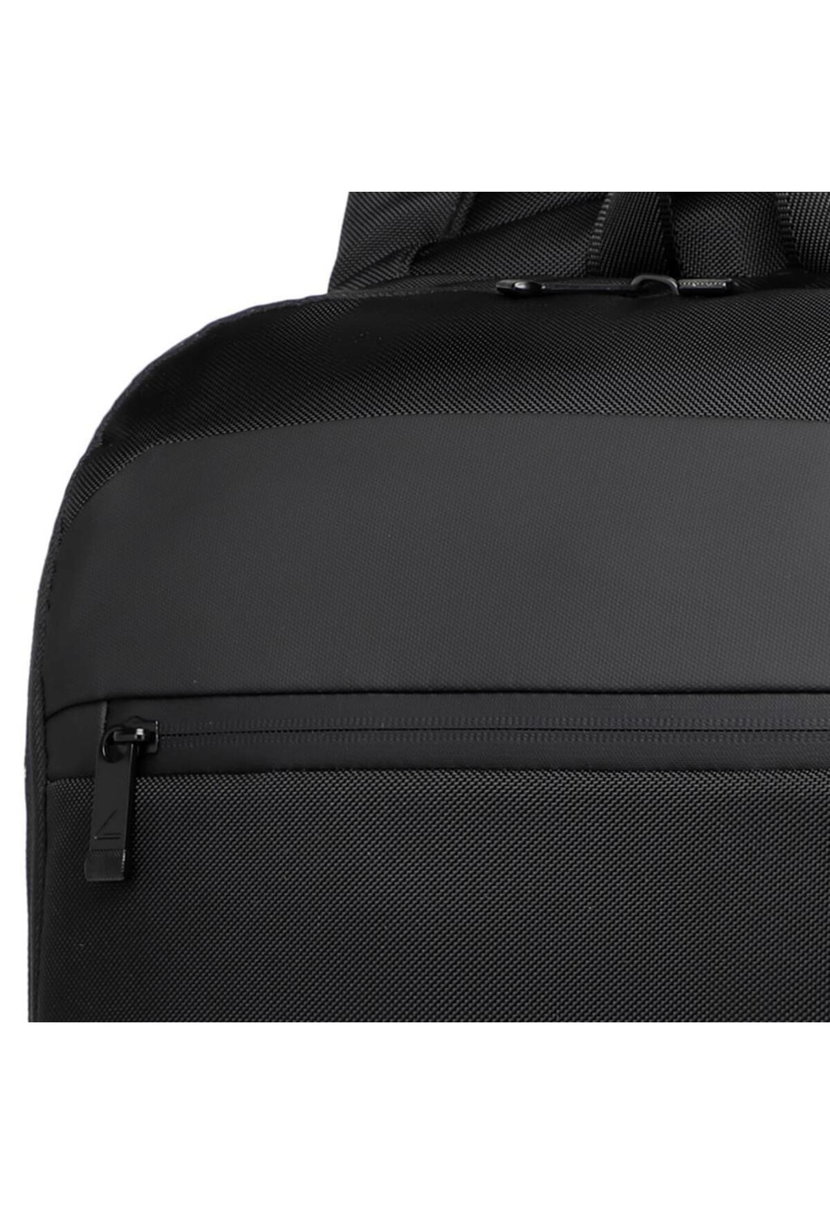Laptop Gözlü Business Sırt Çantası Oxford Kumaş 8680 Siyah — görsel 2