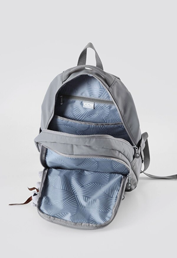 Ççs 51876 Okul Sırt Çantası – Ortopedik Askılar & Geniş Düzen  Koyu Gri — görsel 2