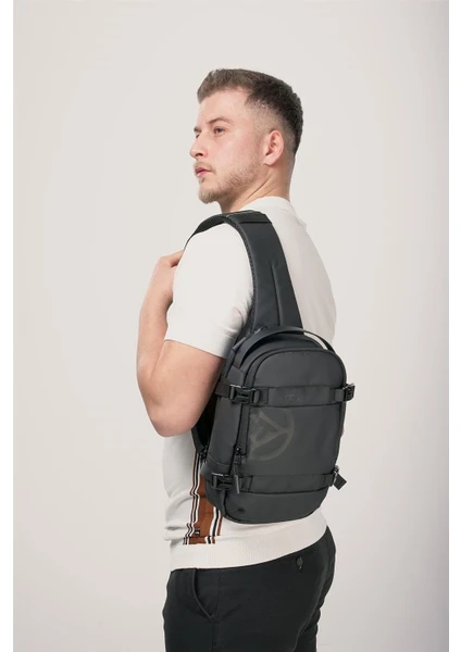 Ççs 51830 Tek Askılı Çapraz Çanta Siyah — görsel 6