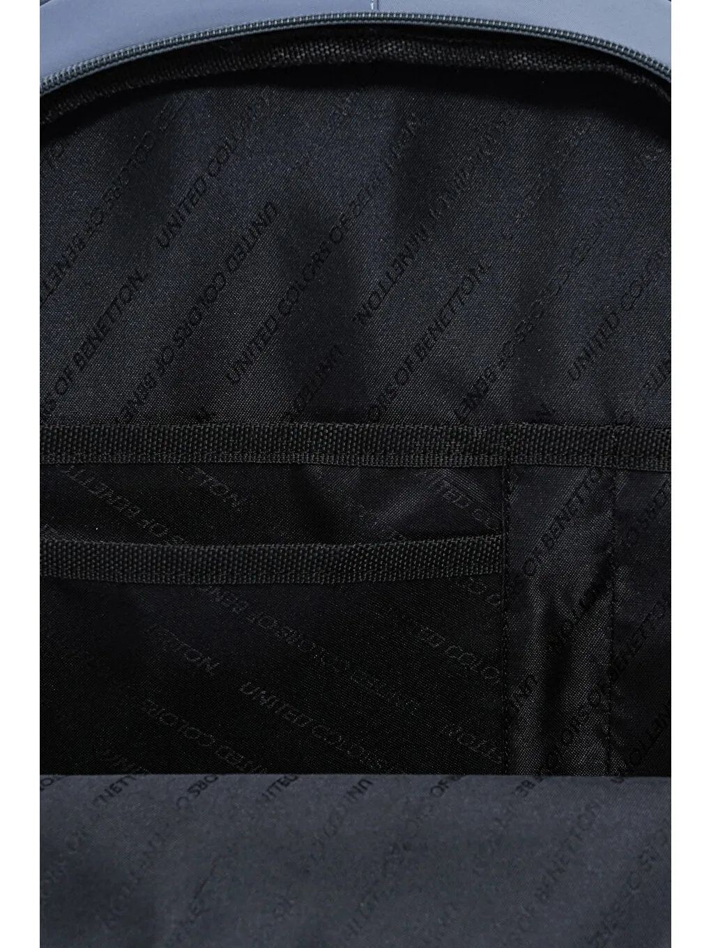 United Colors of Benetton Gri Unisex Okul Sırt Çantası - Ortaokul Lise — görsel 10