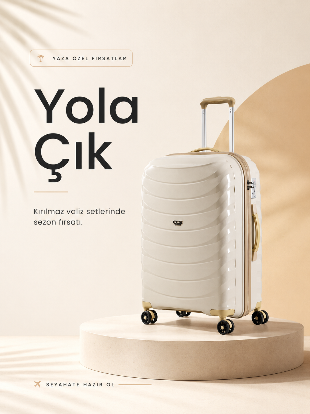 Yola Çık — kırılmaz valiz setlerinde sezon fırsatı